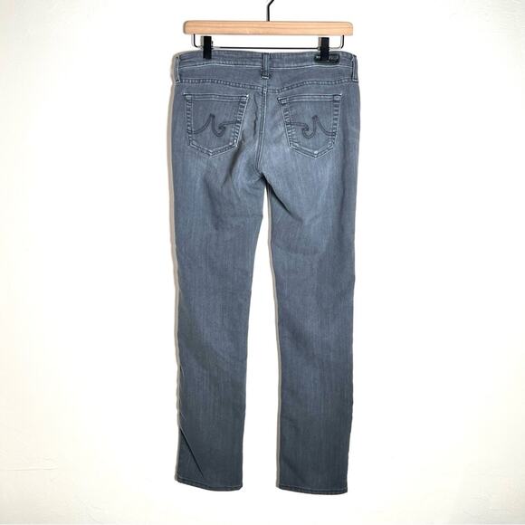 AG Adriano Goldschmied grey the Stevie Slim straight leg jeans size 29 B126 - Picture 4 of 4